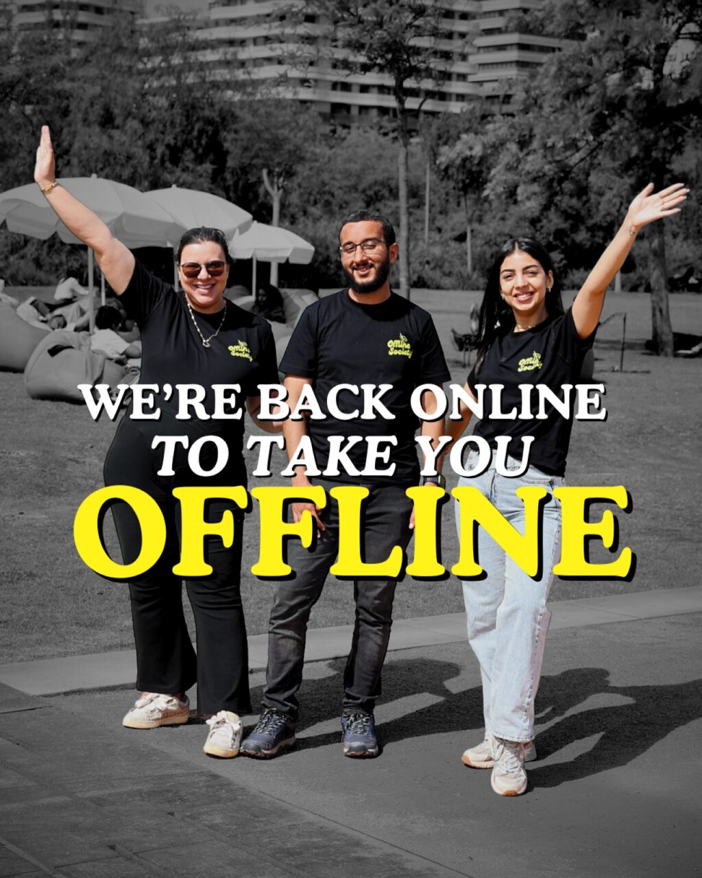 Instagram post from offlinesociety.ma. This post is in position 0.