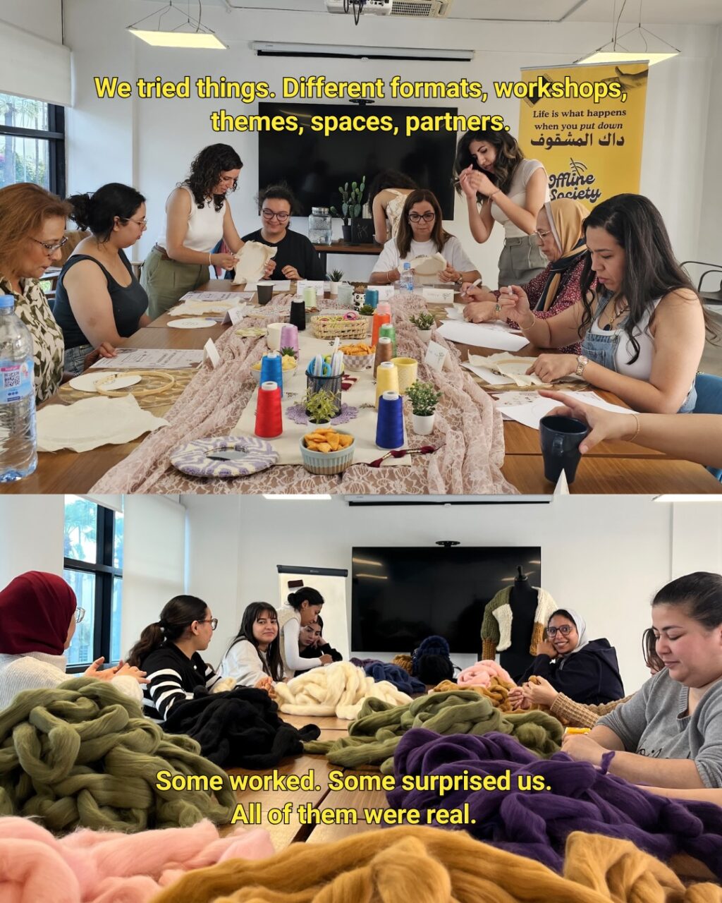 Instagram post from offlinesociety.ma. This post is in position 5.