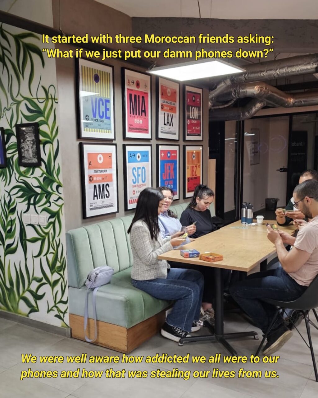 Instagram post from offlinesociety.ma. This post is in position 3.